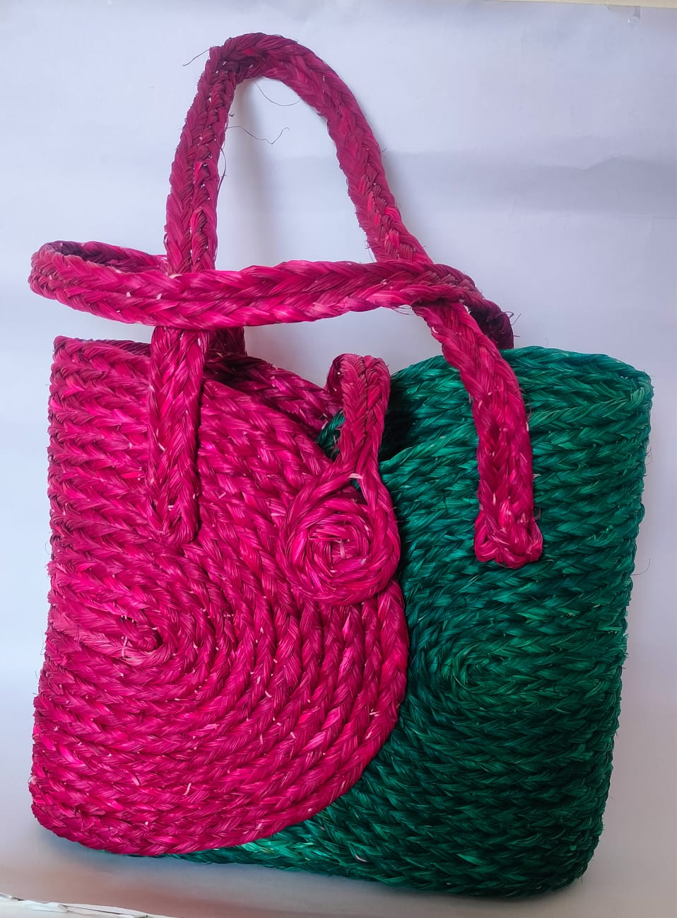Sabai Grass Handmade Boho Tote Bag