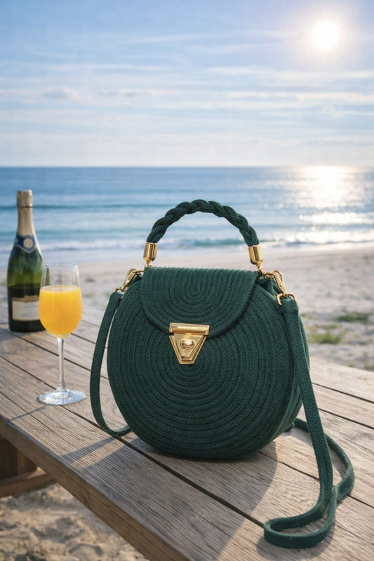 Emerald Handheld Bag