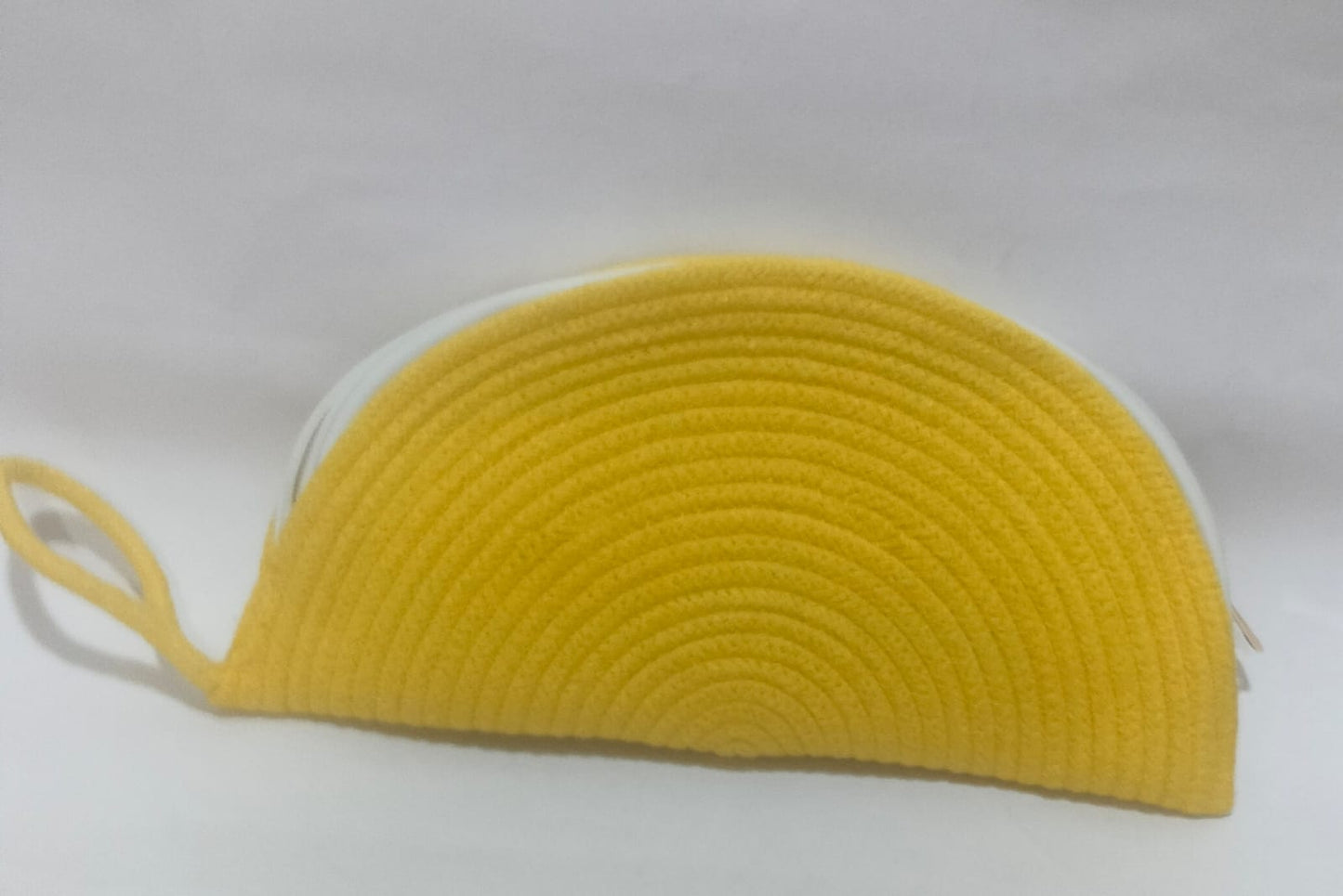 Yellow Half moon Clutch