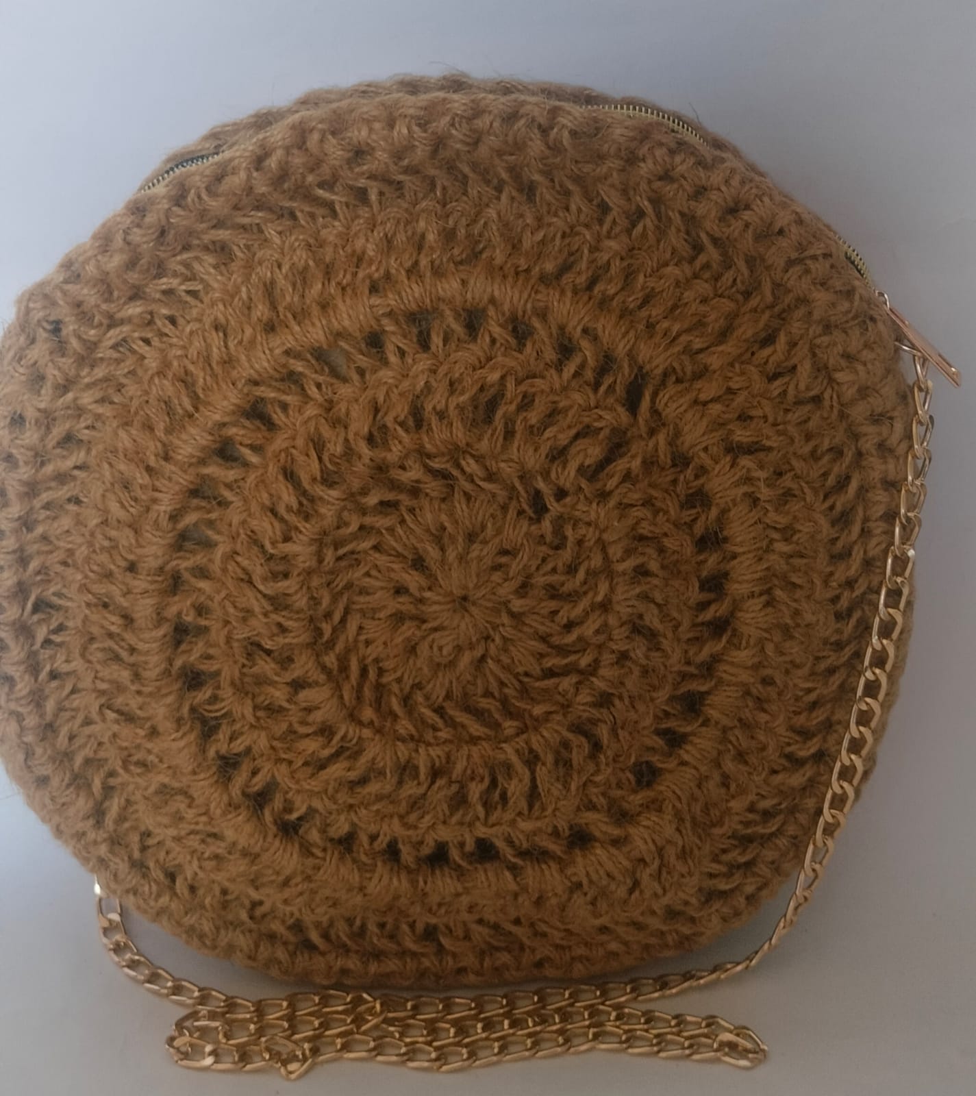 Sahara Statement Circle Bag – Warm Sand Beige