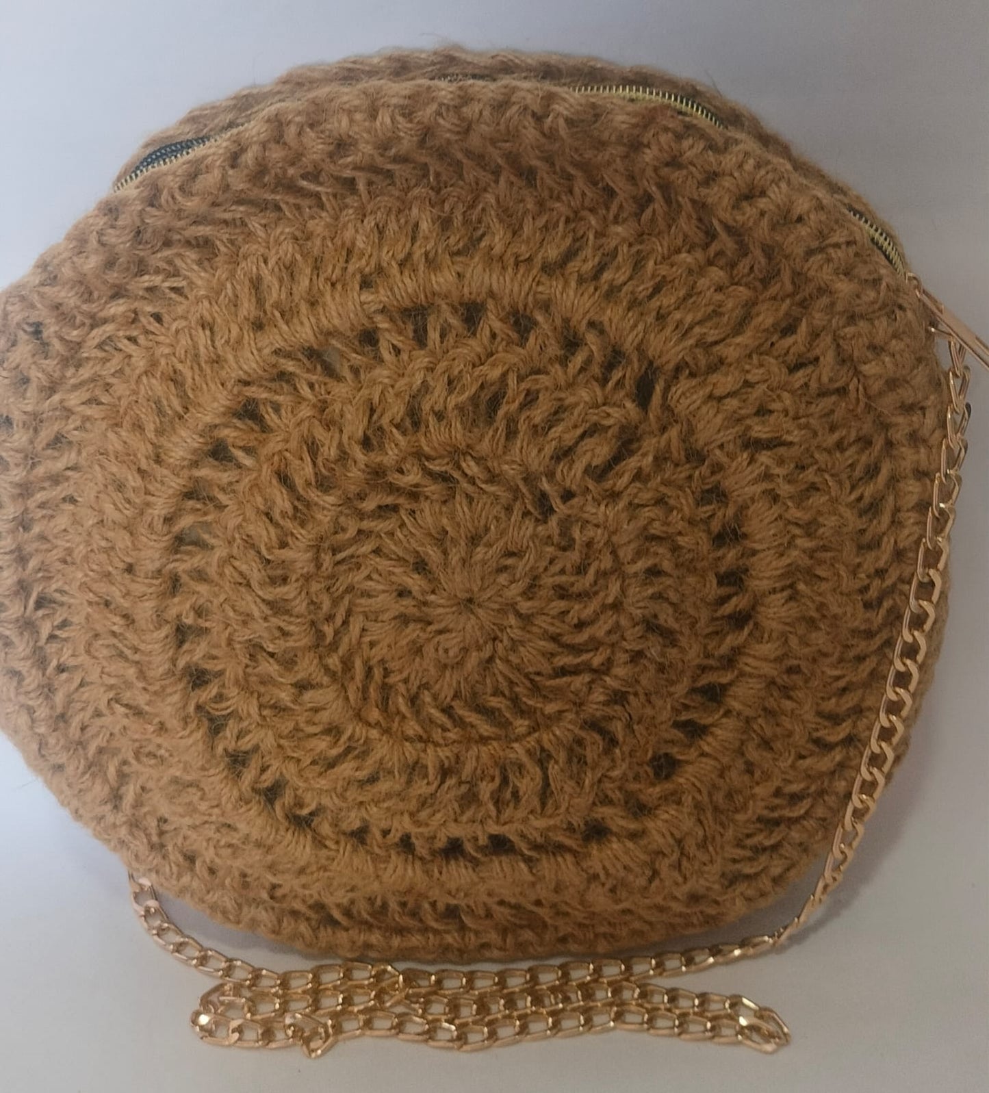 Sahara Statement Circle Bag – Warm Sand Beige